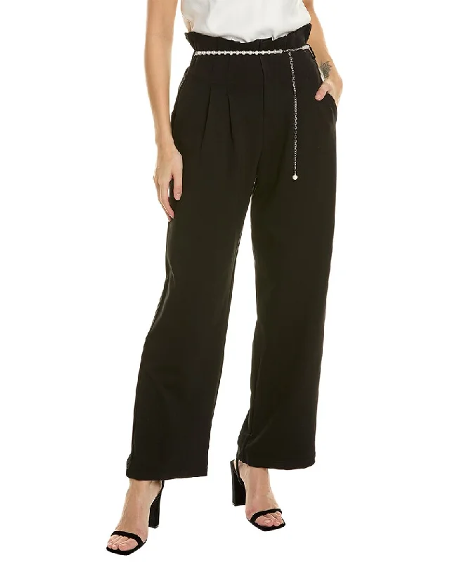 Gracia Pearl Belted Pant