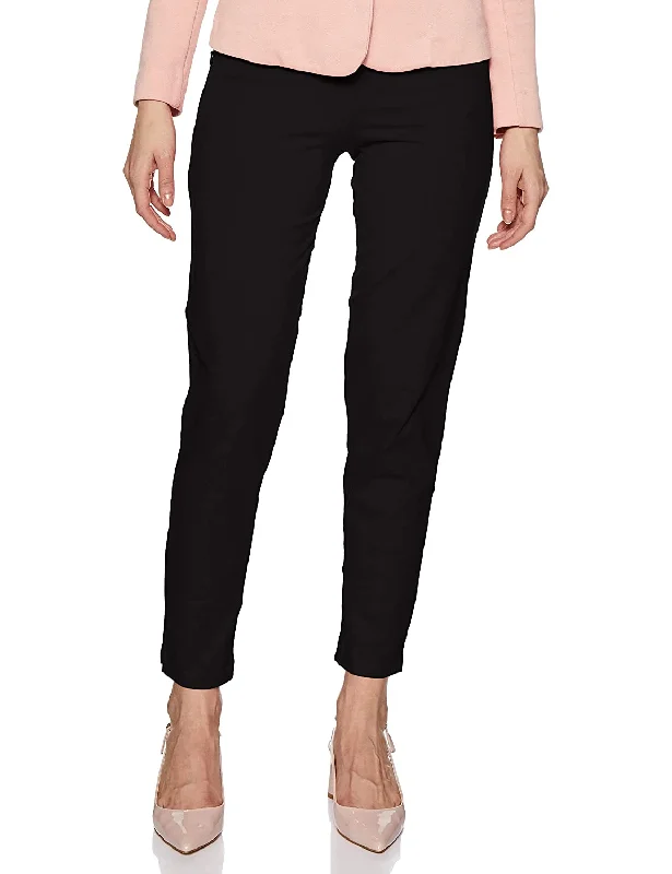 Rupa Softline Black Women's Cotton Pants