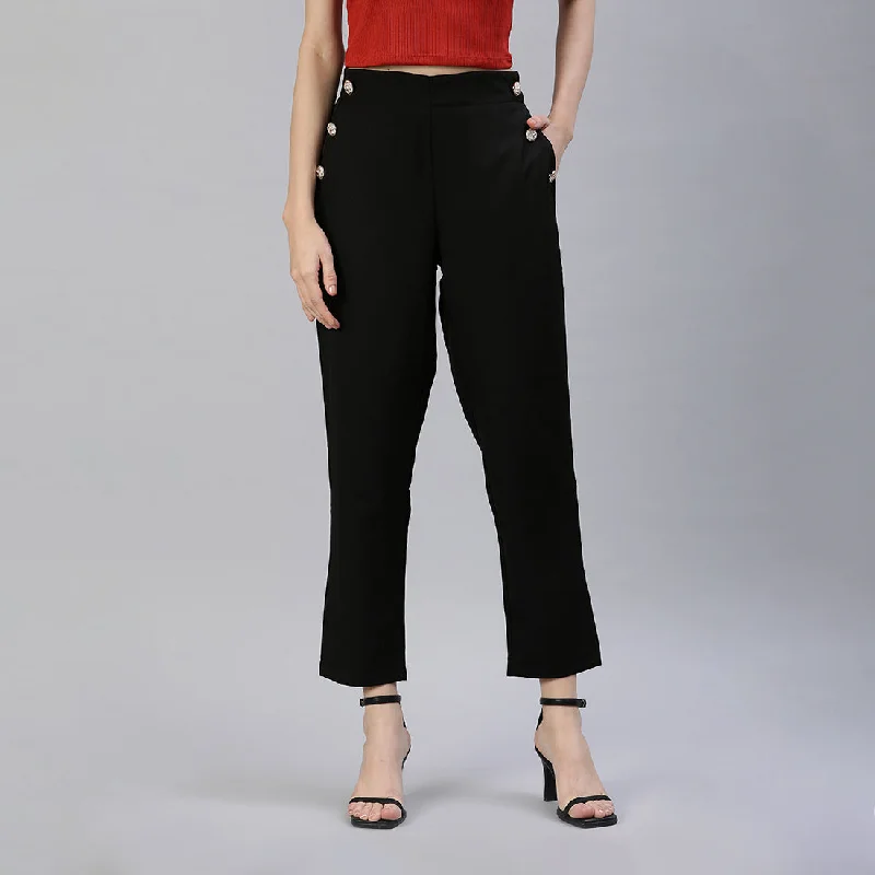 Semi Casual Straight Pants