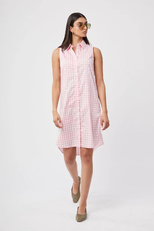 The Sleeveless Shirt Dress