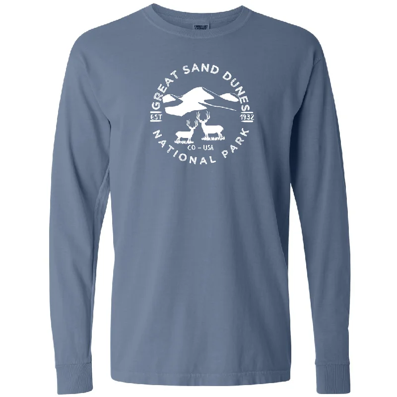 Great Sand Dunes National Park Comfort Colors Long Sleeve T Shirt