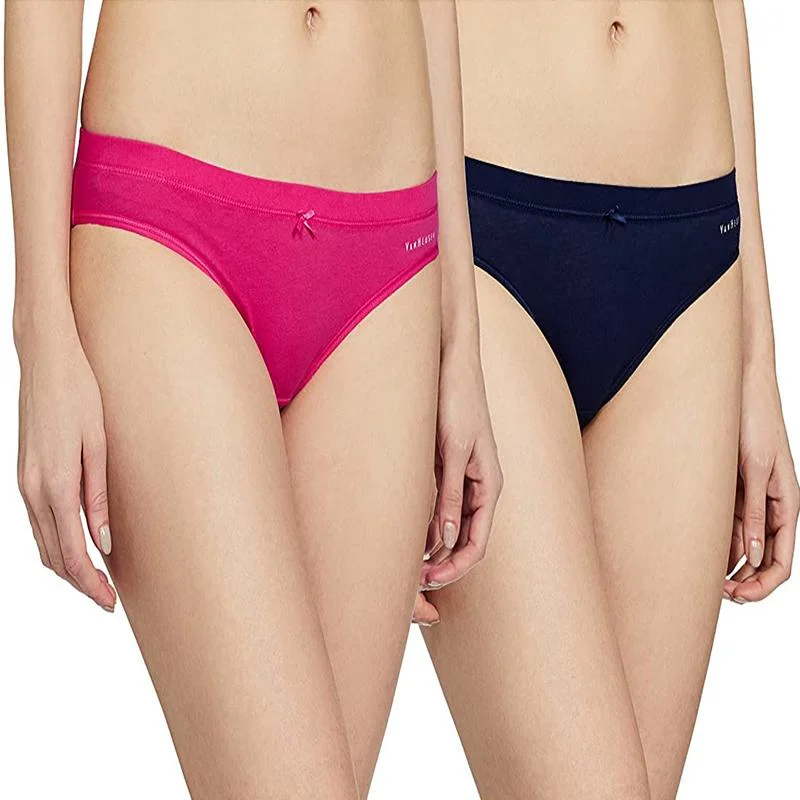 Van Heusen Women's Plain Anti-Bacterial Bikini Panties (Pack of 2)