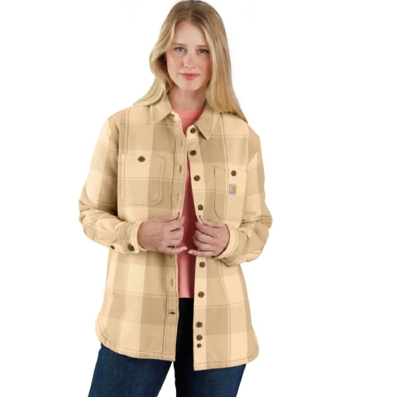 Carhartt Women's Loose Fit Twill Button-Down Shirt Jac