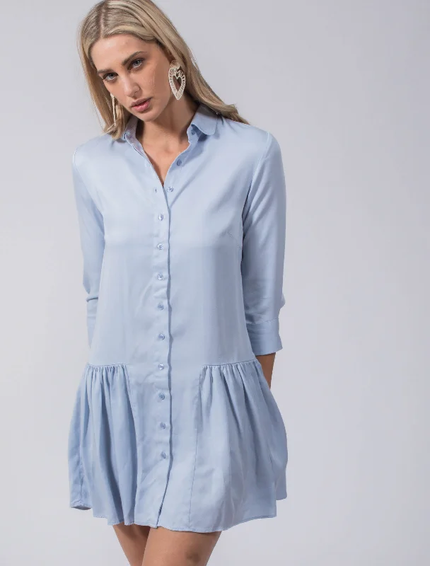 The Drop Waist Shirt Dress