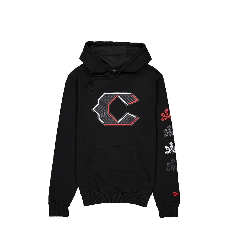 Cincinnati Reds City Connect Black Hoodie