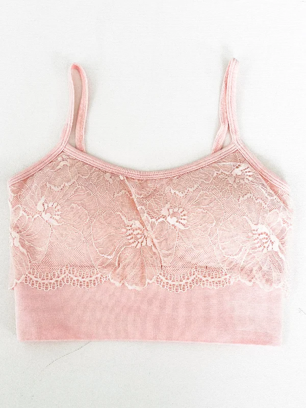 Crazy Beautiful Lace Bra - Blush