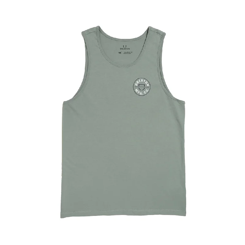 Crest Tank Top Chinois Green/ White/ Black