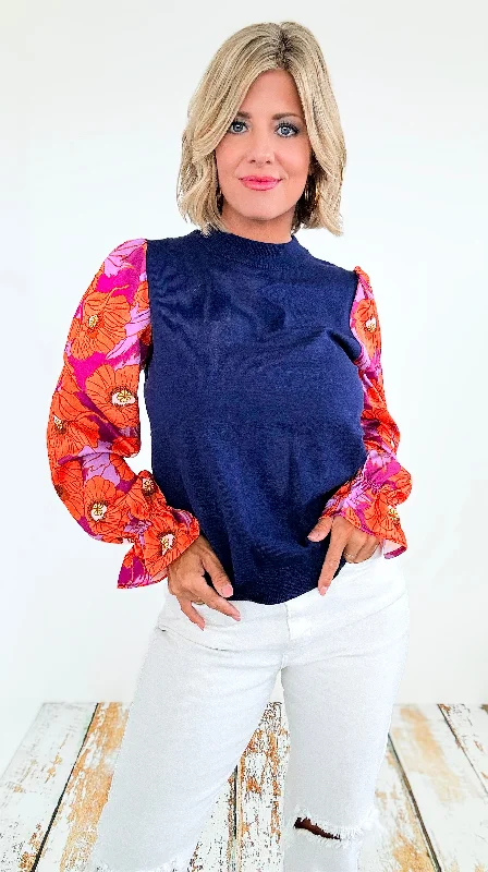 Blossom Belle Colorblock Blouse