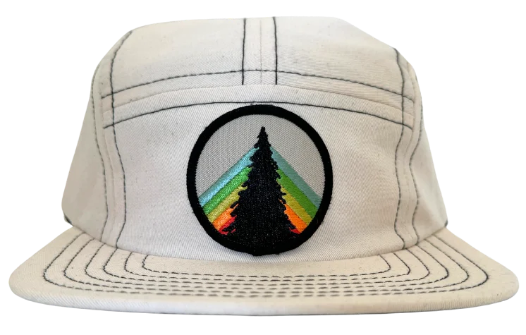 Redmond Five Panel Camp Cap / Rainbow Tree Patch