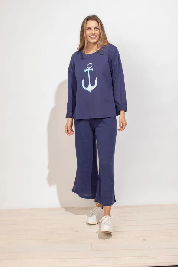 Graphic Anchor Sweatshirt by Escape