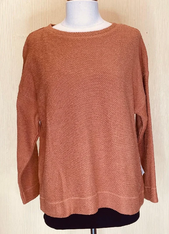 Loopy Terry Sundown Pullover in Spice by Escape