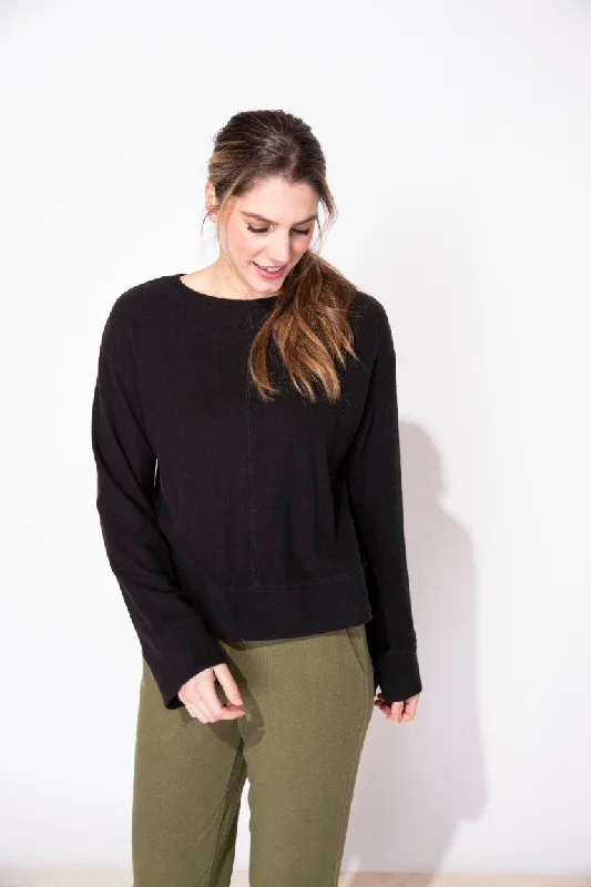 Snuggly Pullover in Black by Escape