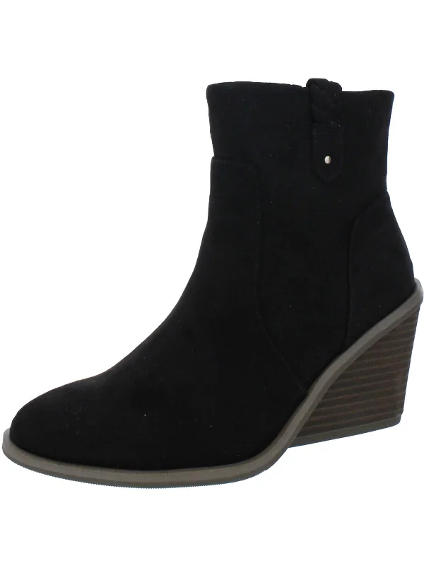 Mirage Womens Faux Suede Booties Ankle Boots