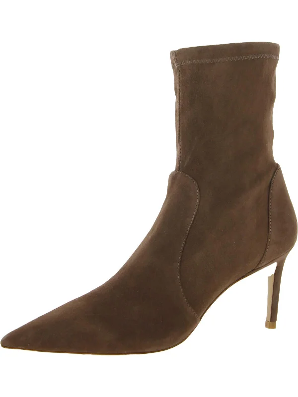 Stuart 75 Womens Pointed Toe Ankle Booties