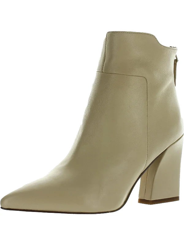 Venture Womens Leather Ankle Booties