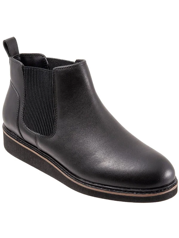 Wildwood Womens Leather Ankle Chelsea Boots