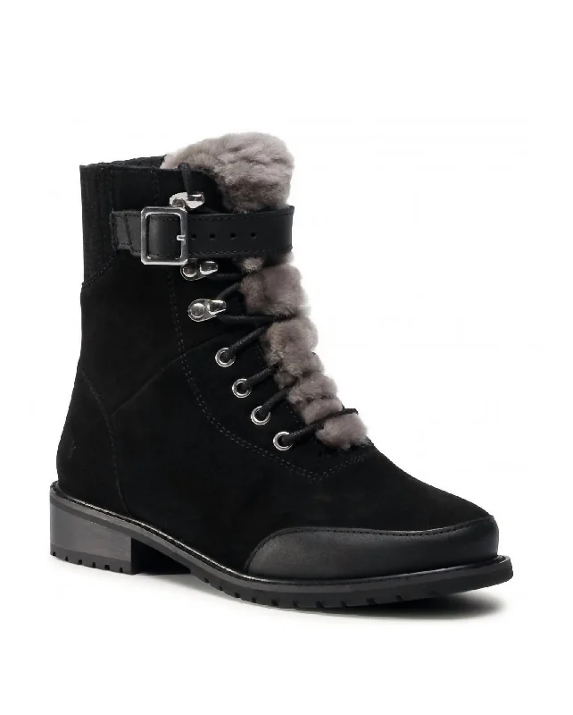 Women's Waldron Mix Boot In Black