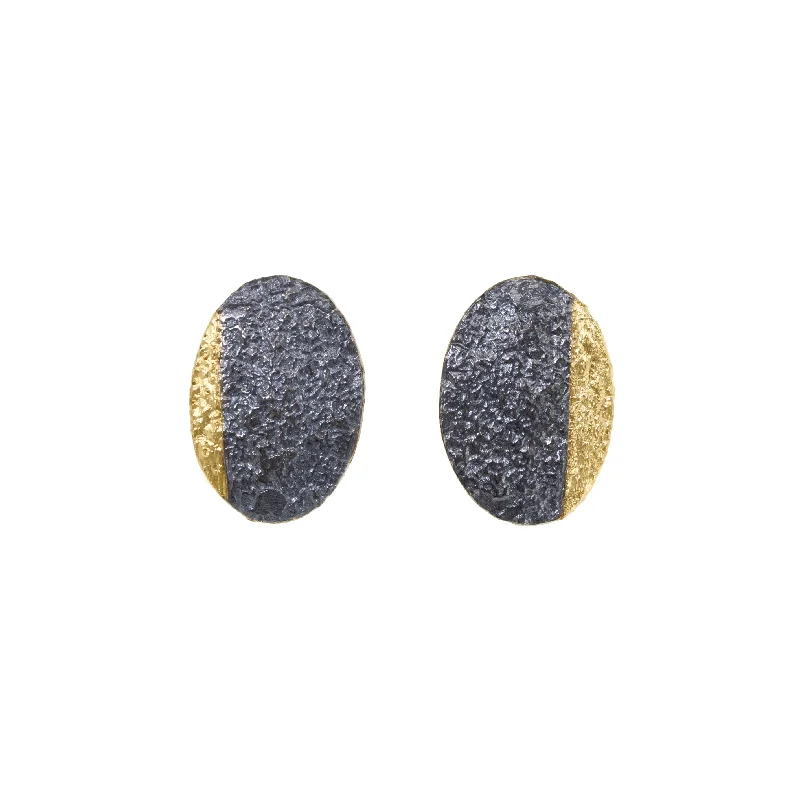 Apostolos Oval Post Earrings