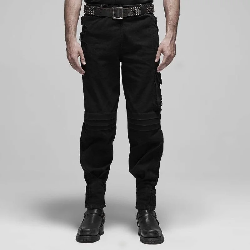 Men's Military False Two-piece Pants