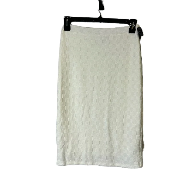 Skirt Midi By Alterior In Cream, Size: M