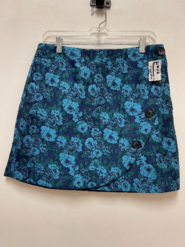 Skirt Midi By Maeve In Blue, Size: 10