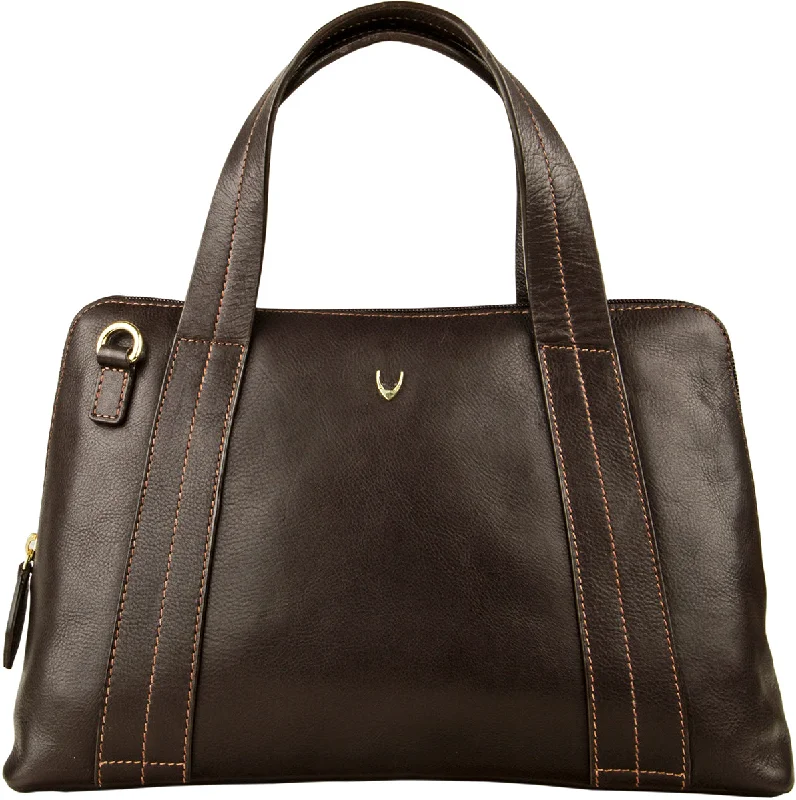 Hidesign Cerys Leather Satchel Brown