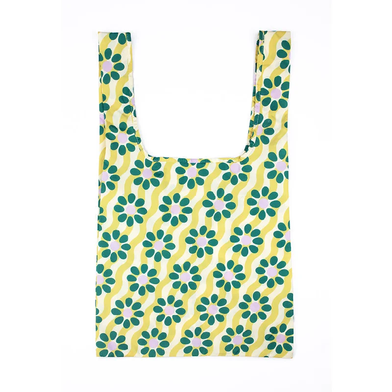 KIND Reusable Shopping  Bag Medium Wavy Daisy