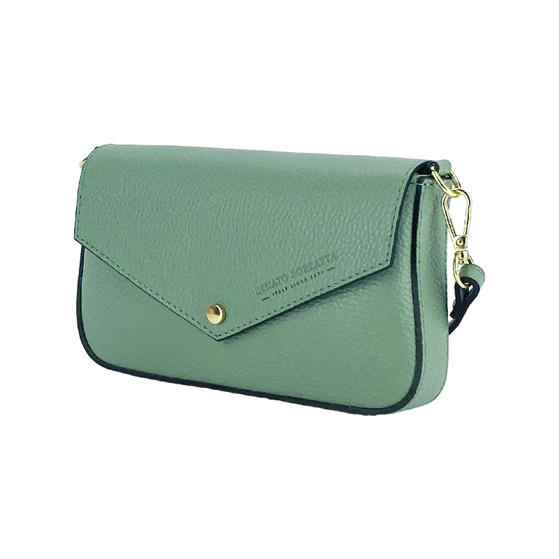 Renato Borzatta Small Chain Post Shoulder Bag Mint Green