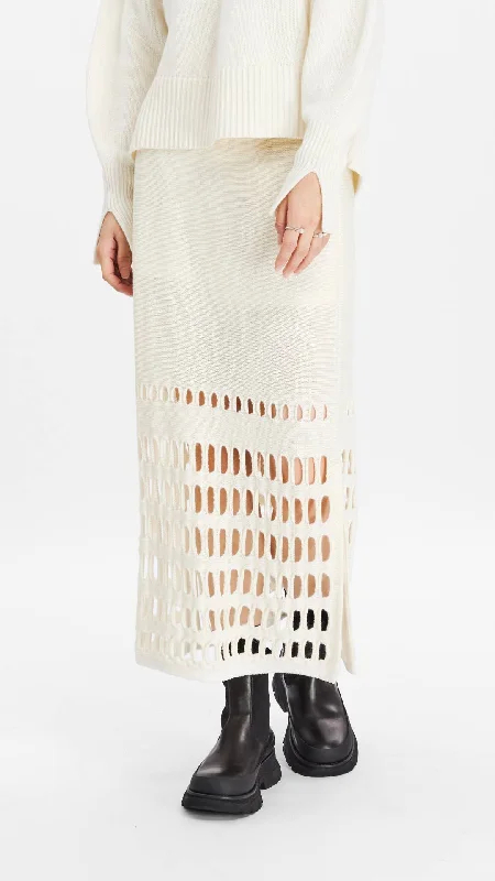 Hole Knit Skirt