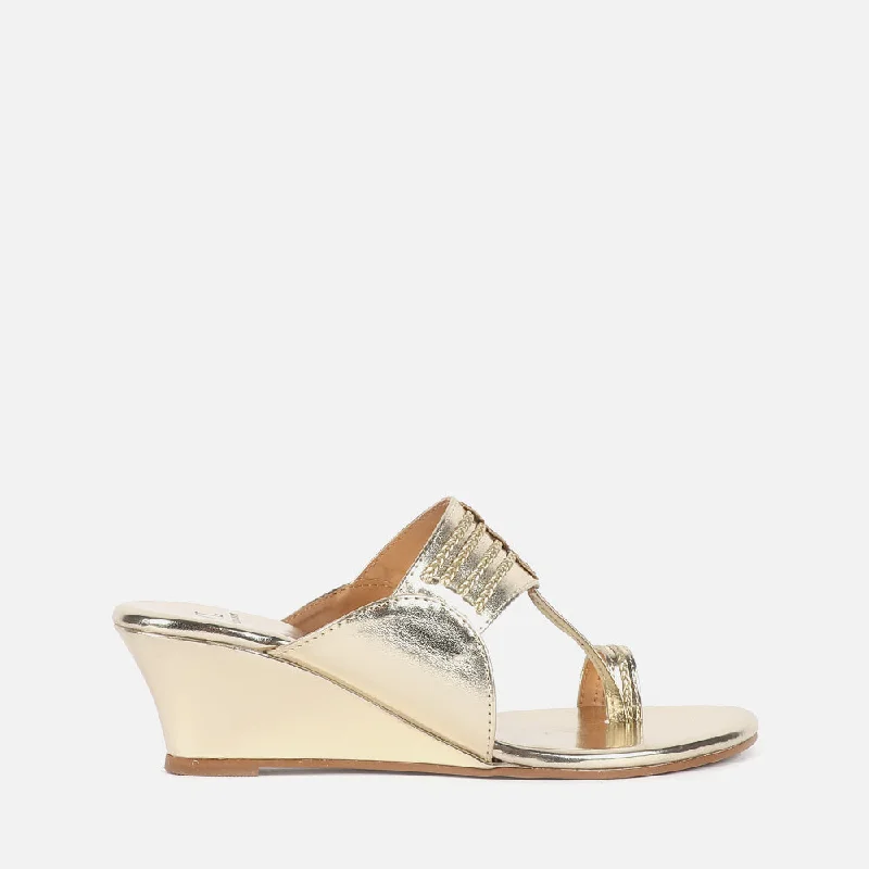 Women Mid Heel Wedge